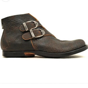 NEW Cydwoq Memory Ankle Boot Bootie 36 / US 6 Dark Brown Leather Handmade USA